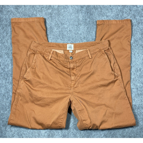 Flint And Tinder Other - Flint And Tinder Pants Mens 34 Burnt Orange Chino Tapered USA